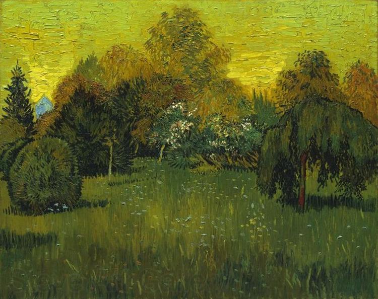 Vincent Van Gogh The Poets Garden France oil painting art